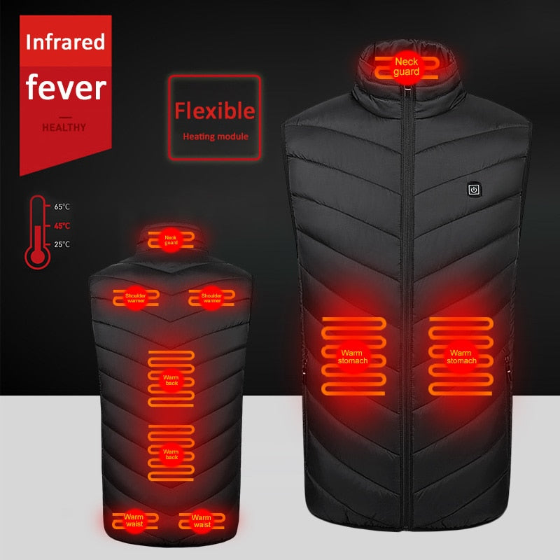 Smart Heating Vest Survivalist Essentials Survivalist Essentials