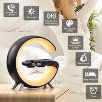 G-Shape Lamp with Speaker, Clock and Charger